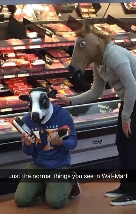 Vitty just the normal things you see in walmart vound