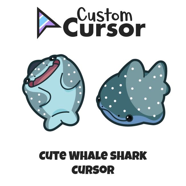 Custom cmpstr cute whale shark cursor