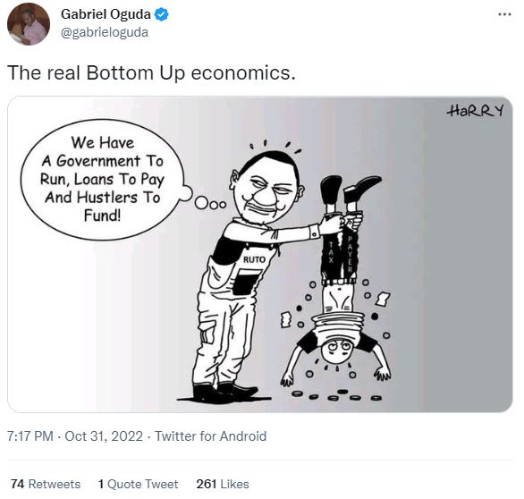 Gabriel oguda gabrieloguda the real bottom up economics. arr y we have governmen