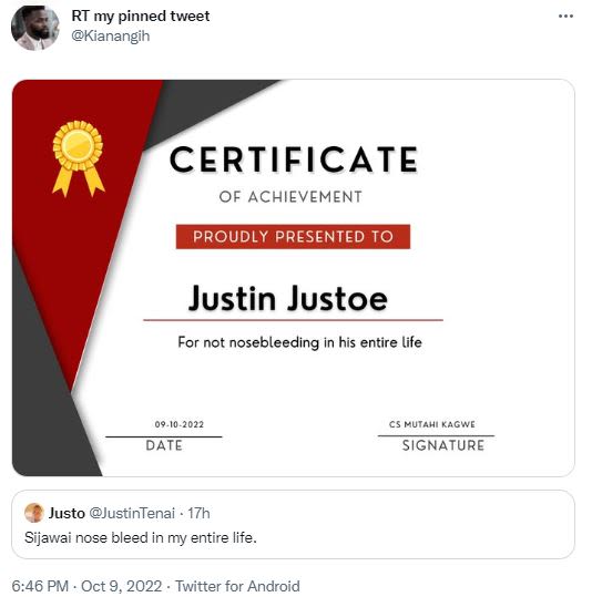 Rt my pinned tweet kianangih certificate of achievement proudly presented to jus