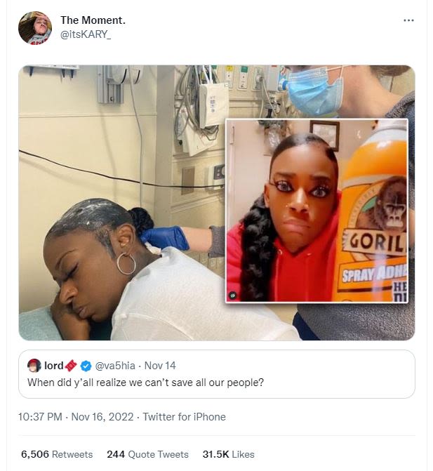 The moment . itskary_ goril gundon lord vashia nov 14 when did y'all realize we