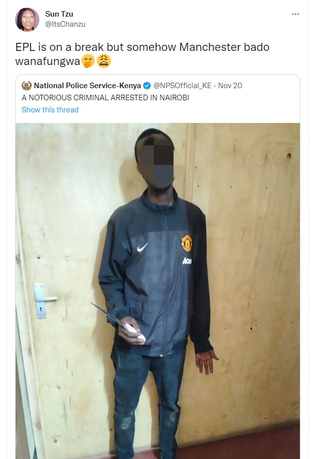 Sun tzu itschanzu eplis on a break but somehow manchester bado wanafungwa nation