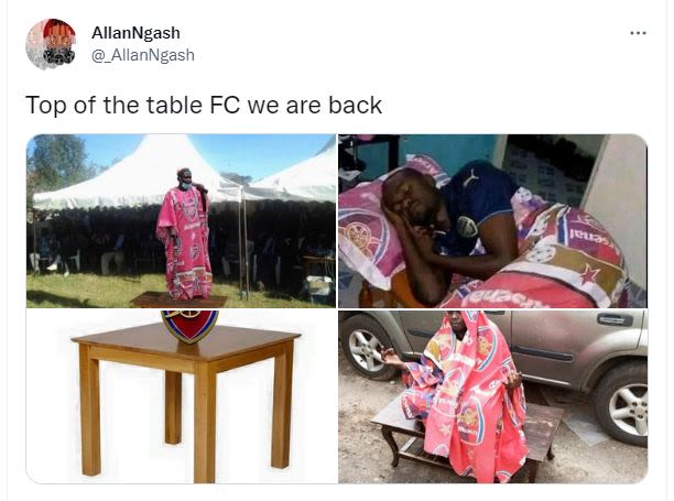 Allanngash allanngash top of the table fc we are back