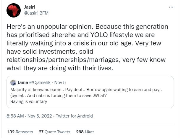 Jasiri jasiri_bfm here's an unpopular opinion. because this generation has prior