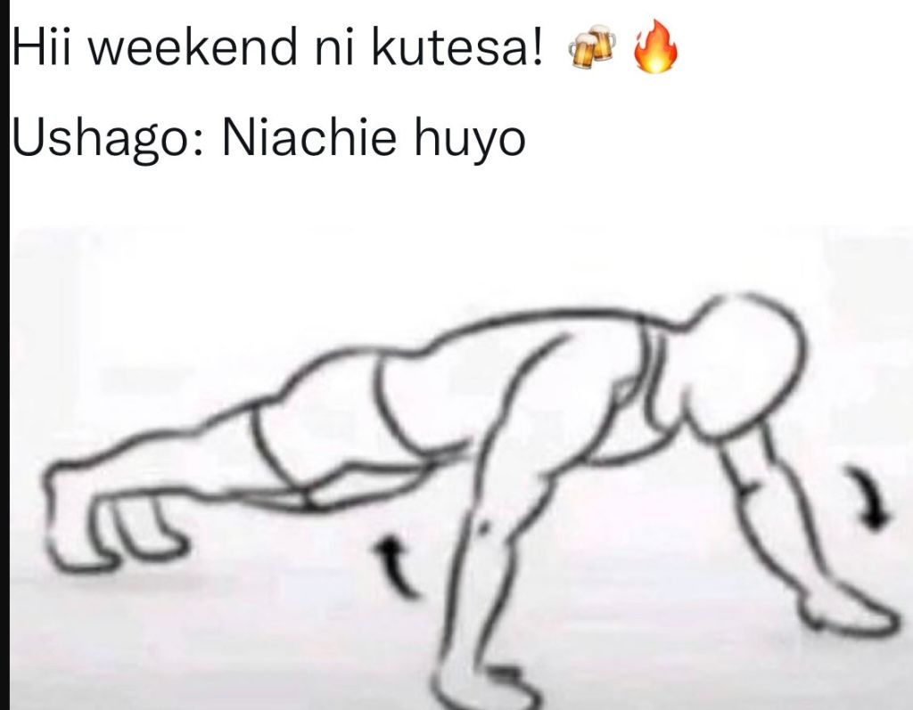 Hhii weekend ni kutesa! jushago niachie huyo