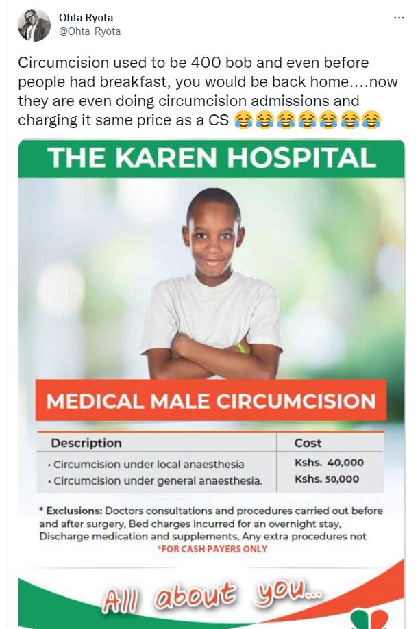 Ohta ryota ohta_ryota circumcision used to be 400 bob and even before people had