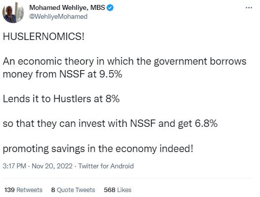 Mohamed wehliye mbs wehliyemohamed huslernomics! an economic theory in which the