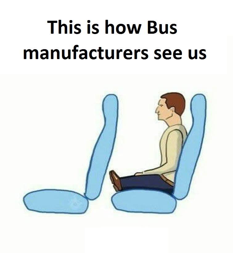 This is how bus manufacturers see us