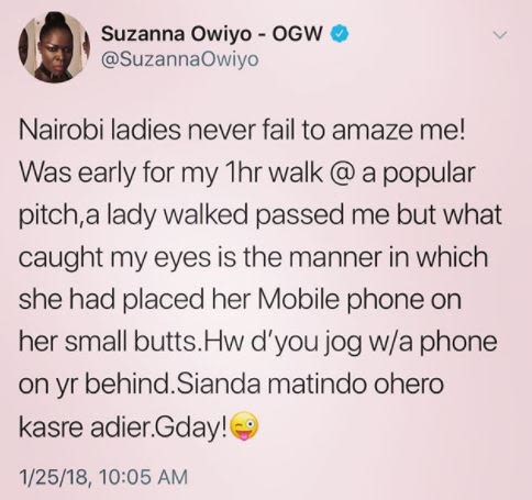 Suzanna owiyo ogw suzannaowiyo nairobi ladies never fail to amaze me! was early