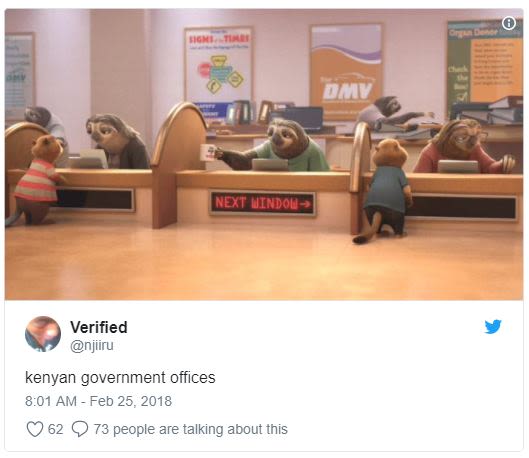 Dmv next uindou_ verified njiiru kenyan government offices 8.01 am feb 25, 73 pe
