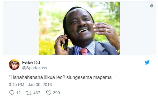 Fake dj spartakass hahahahahaha ilikua leo? siungesema mapema 3.45 pm jan 30, 17