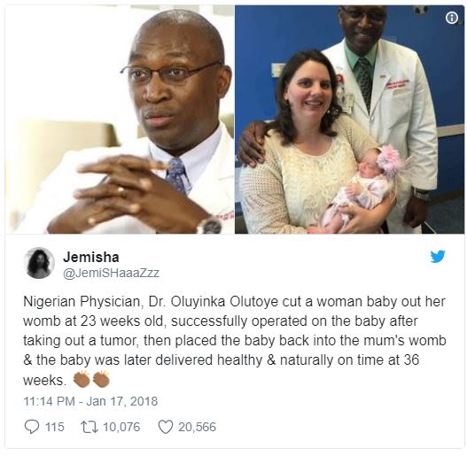 Jemisha jemishaaazzz nigerian physician dr. oluyinka olutoye cut a woman baby ou