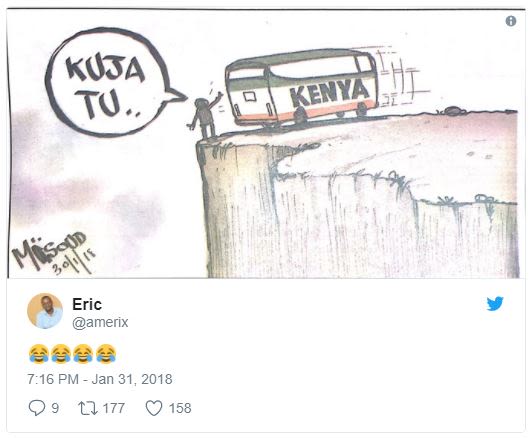 Kuja tu imöv ? 320 eric amerix aaee 716 pm jan 31, 0 , 1j 177 158 kenya