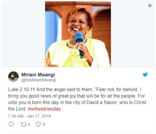 Miriam mwangi itsmiriammwangi luke 21011 and the angel said to them fear not for