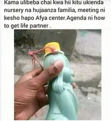 Kama ullbeba chaı kwa hıı kıtu ukıenda nursery na hujaanza familia meeting ni ke