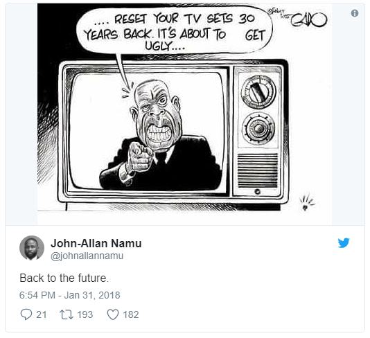 Reset yaur tv seis 30 years back it's about to get ugly cin johnallan namu johna