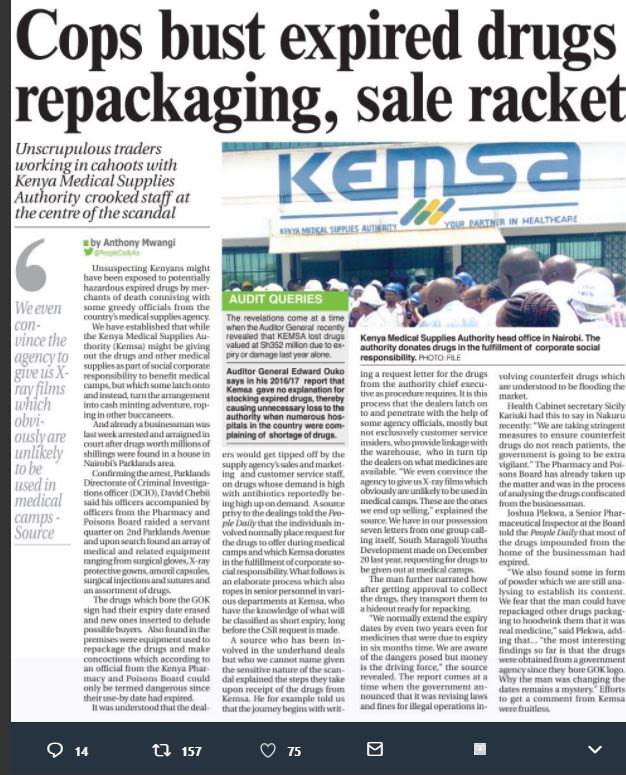 Cops bust expired drugs repackaging sale racket unscrupulous traders incahoots w