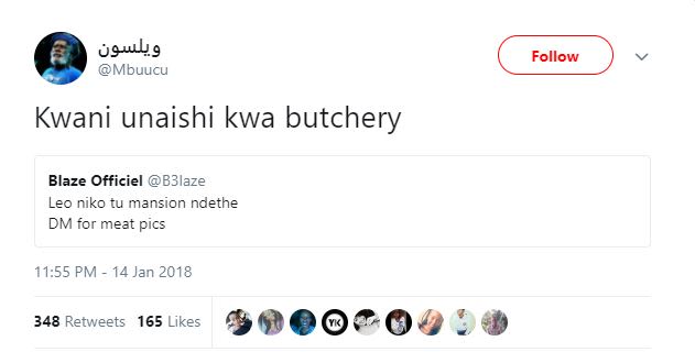 U9ul9 mbuucu follow kwani unaishi kwa butchery blaze officiel b3laze leo niko tu