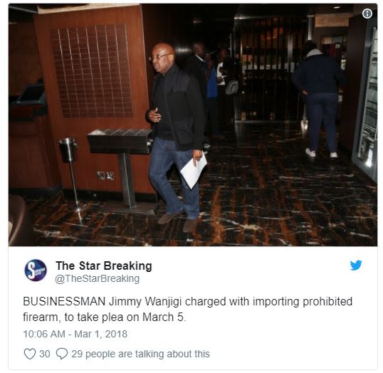The star breaking thestarbreaking businessman jimmy wanjigi charged with importi
