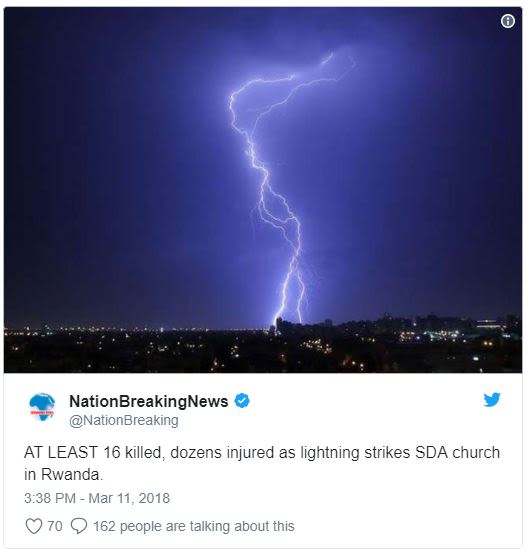 Nationbreakingnews nationbreaking at least 16 killed dozens injured as lightning