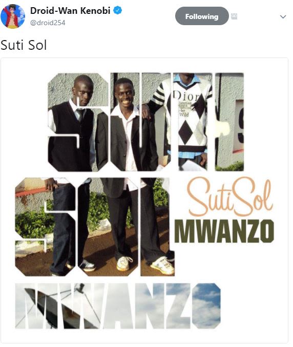 Droidwan kenobi droid254 following suti sol dio stse mwanzo ze