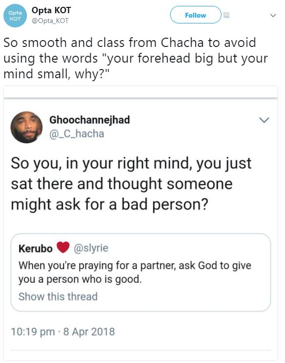 Er kot opta kot opta_kot follow so smooth and class from chacha to avoid using t