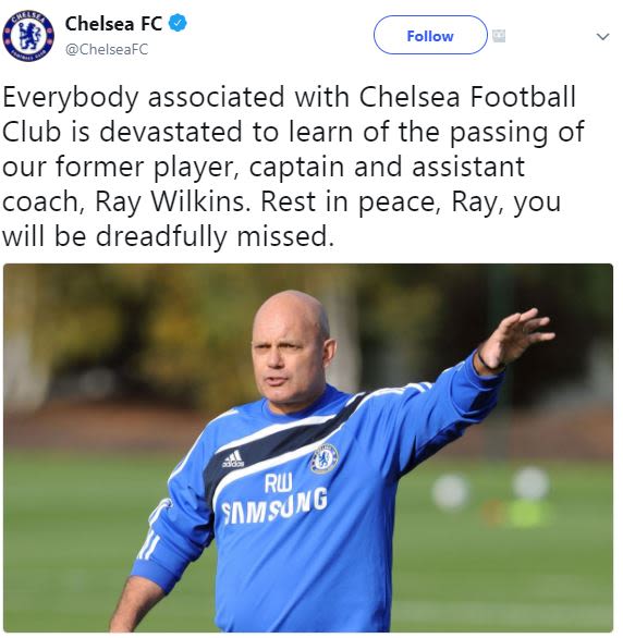 Chelsea fc chelseafc follow everybody associated with chelsea football club is d