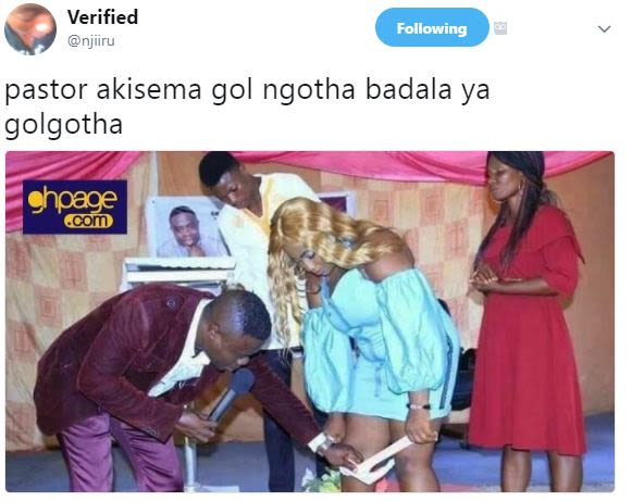 Verified njiiru following pastor akisema gol ngotha badala ya golgotha hoag acom