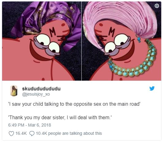 Skudududududu esuisjoy_xo saw your child talking to the opposite sex on the main