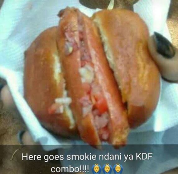 Here goes smokie ndani ya kdf combo!l!