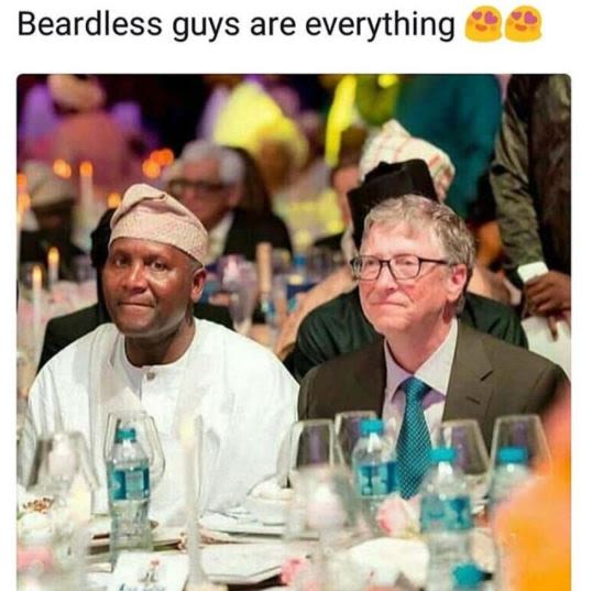 Beardless guys are everything