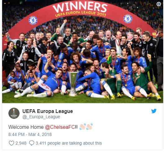 Winners uefa europa league uefa europa league europa_league welcome home chelsea