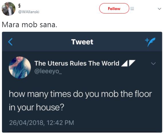 Follow wallanski mara mob sana_ tweet the uterus rules the world leeeyo_ how man