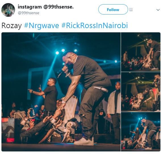 Instagram 99thsense_ 99thsense follow rozay nrgwave rickrosslnnairobi