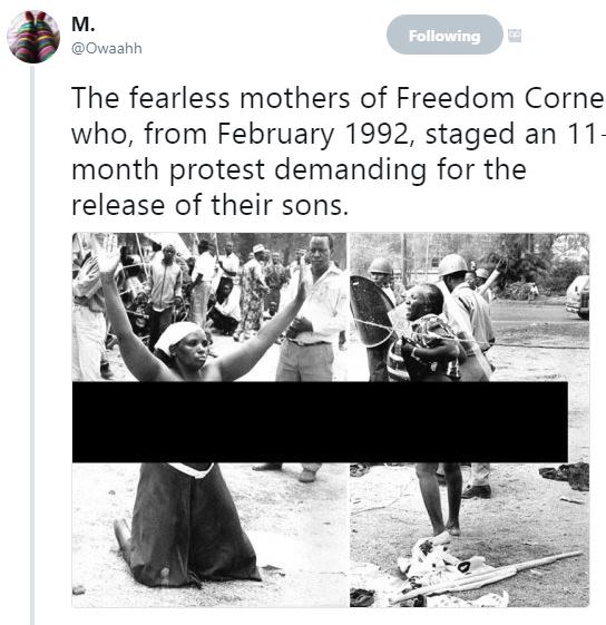 Folllowing owaahh the fearless mothers of freedom corne who, from february , sta