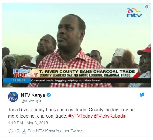 Nl river county bans charcoal trade uopa couniy leadeas say no more logging chaa