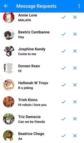 Message requests annie love malaya beetriz centbanne hey josphine kendy come to