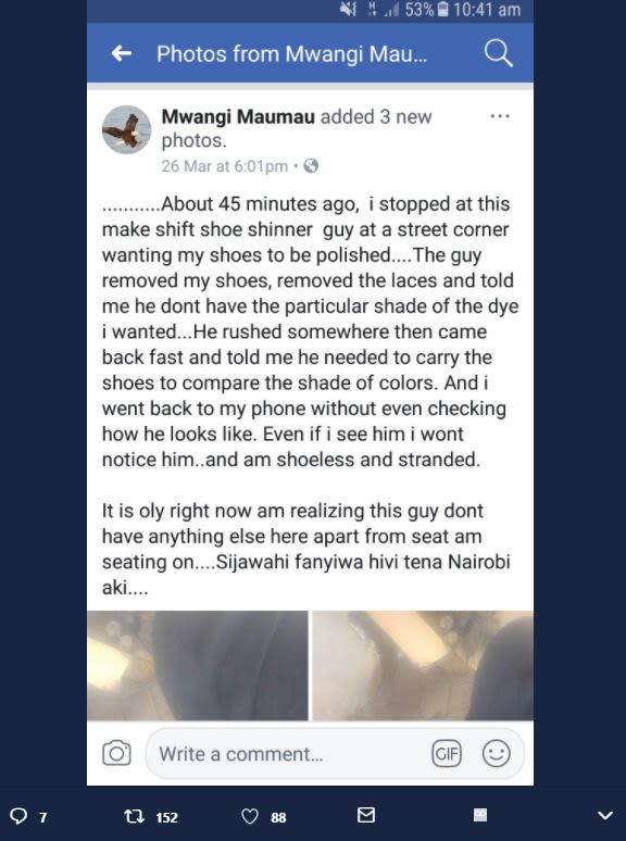 53 10,41 am photos from mwangi mau_ mwangi maumau added 3 new photos 26 mar at 6