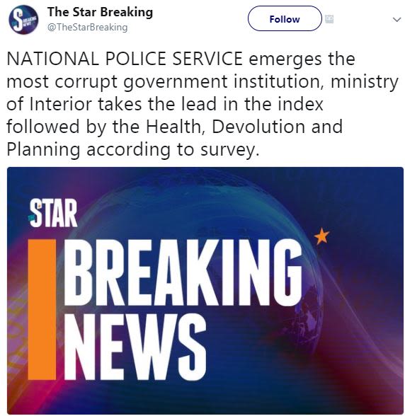The star breaking thestarbreaking follow national police service emerges the mos