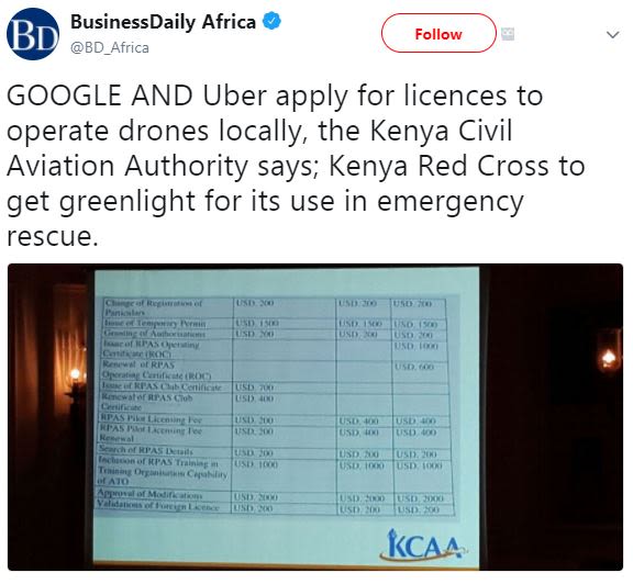 Businessdaily africa bd bd_africa follow google and uber apply for licences to o