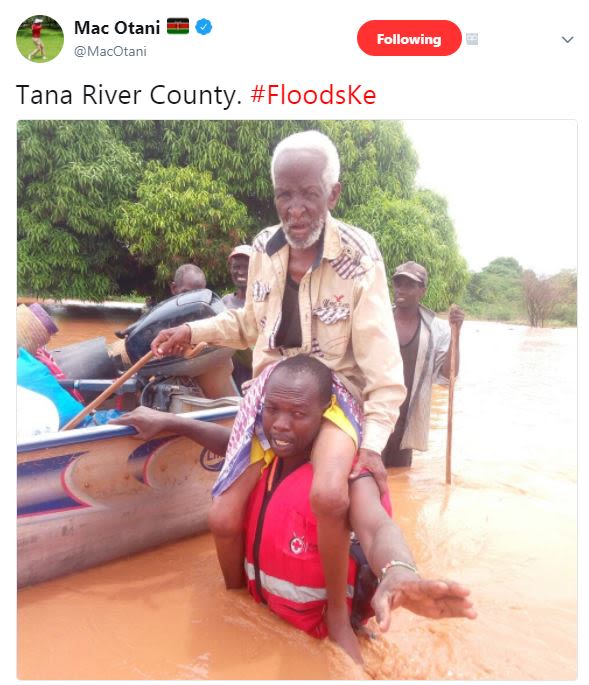 Mac otani macotani following tana river county. floodske