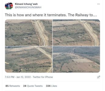 Kimani Ichung'wah KIMANIICHUNGWAH This is how and where it terminates. The Railw