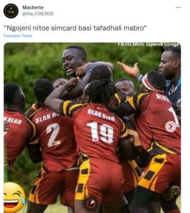 Machette the_FIXERO6 'Ngojeni nitoe simcard basi tafadhali mabro Translate Tweer