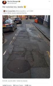 Mischief Manager orcaindistress Her colonies too bestie No Context Brits NoConte