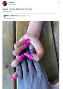 Sting JJ Stylez Maua imemea kando ya choo Translate Tweer MULAMWAHTI mulamwah Ja