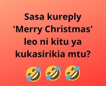 Sasa kureply 'Merry Christmas' leo ni kitu ya kukasirikia mtu?