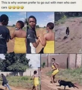 This is why women prefer to g0 out with men who own cars