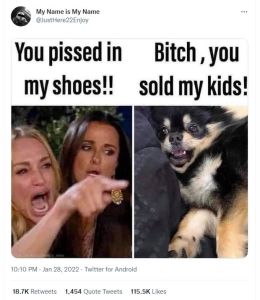 My Name is My Name JustHere22Enjoy You pissed in Bitch , you myshoes sold my kid