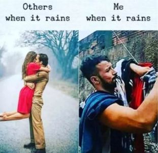 Others when it rains Me when it rains