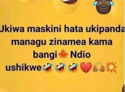 Jkiwa maskini hata ukipanda managu zinamea kama bangi Ndio ushikwe